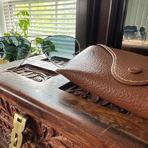 Rayban Aviator Large Gray Gradient - Made in Italy